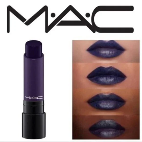 💙💋💄MAC LIPSTICKS IN BLUE BEAT💄💋💙 BRAND NEW IN BOX - Picture 2 of 6